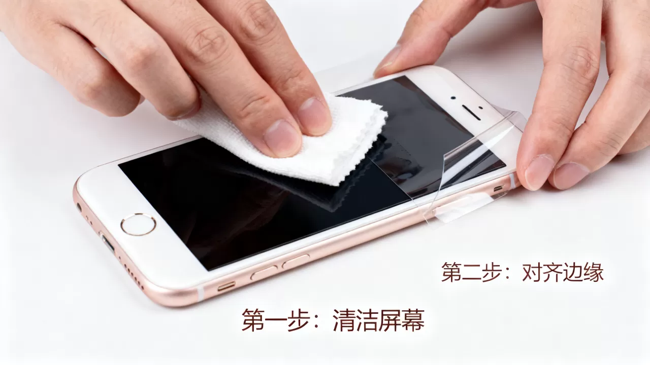 iphone6塑封膜怎么贴不留气泡？iphone6手机贴膜教程