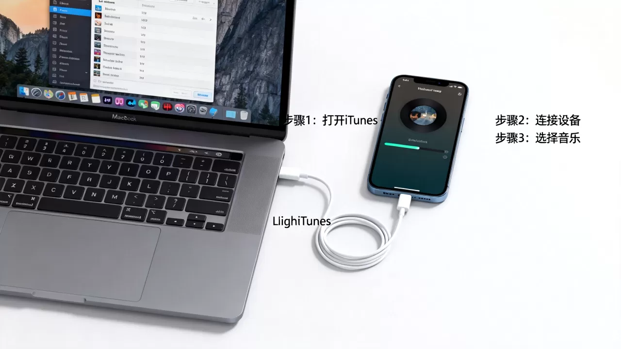 mac怎么传音乐到iphone，mac iphone传音乐