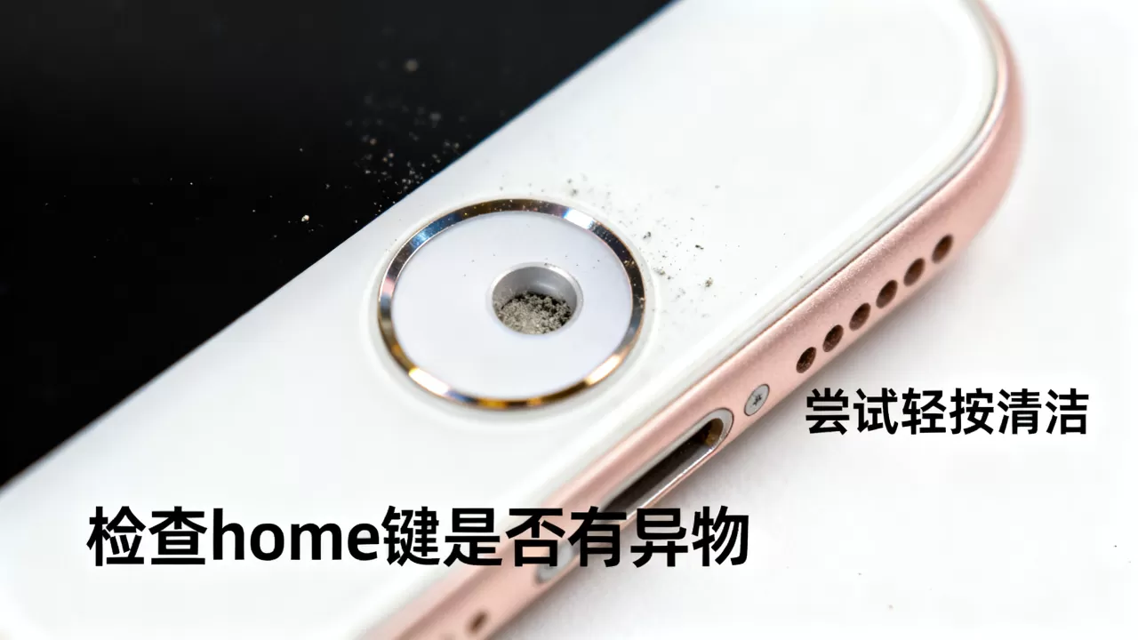 iphone home键卡住怎么办，home键失灵