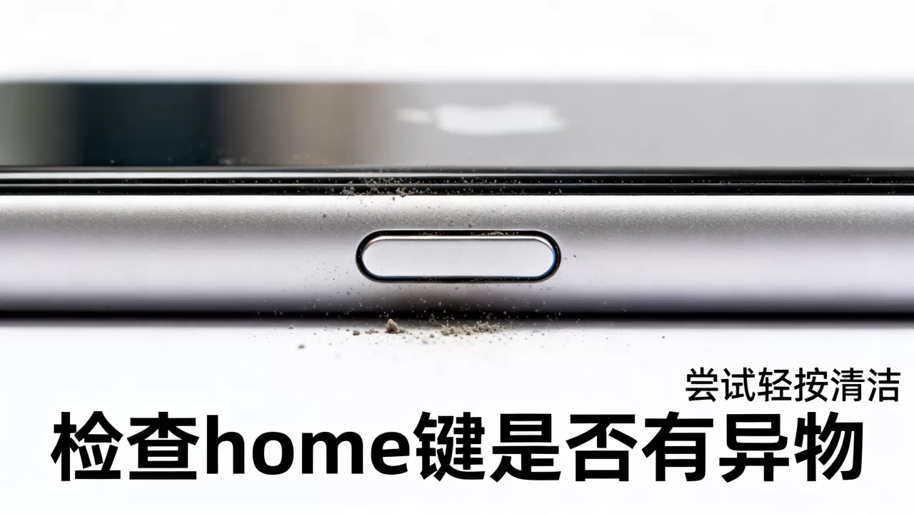 iphone home键卡住怎么办，home键失灵