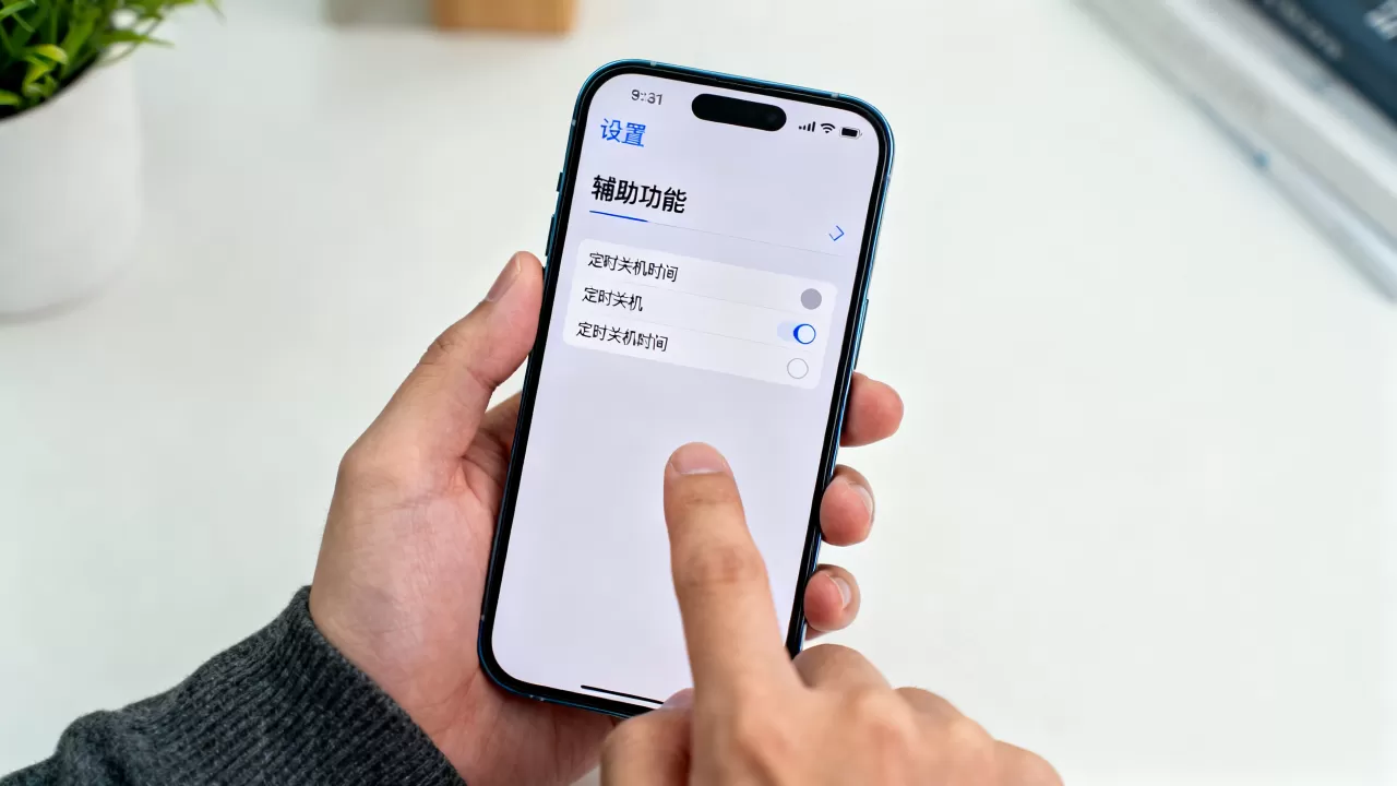 iphone定时关机app怎么设置，iphone定时关机