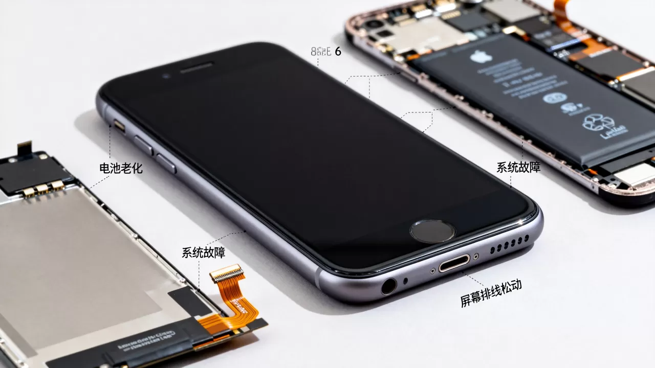 iphone6熄灭是什么原因，iphone6黑屏