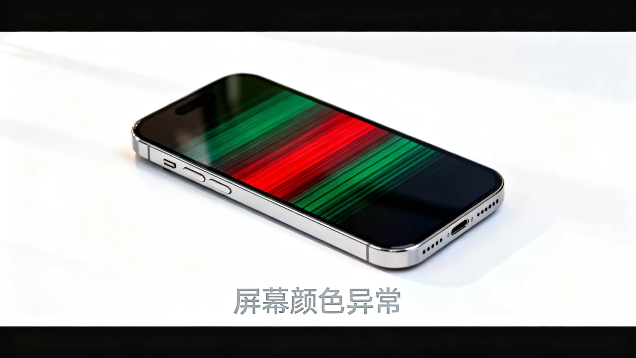 iPhone屏幕颜色异常怎么回事，iPhone屏幕颜色异常