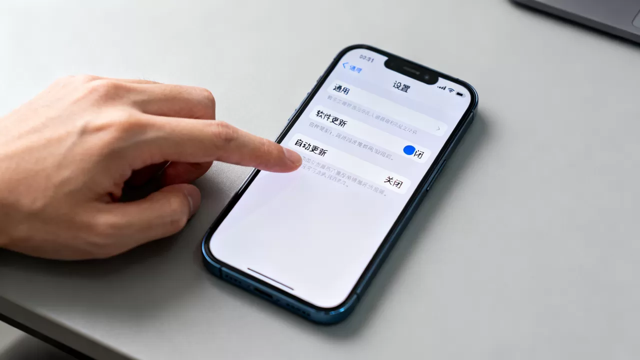 iphone怎么关闭ios更新，iphone关闭系统更新