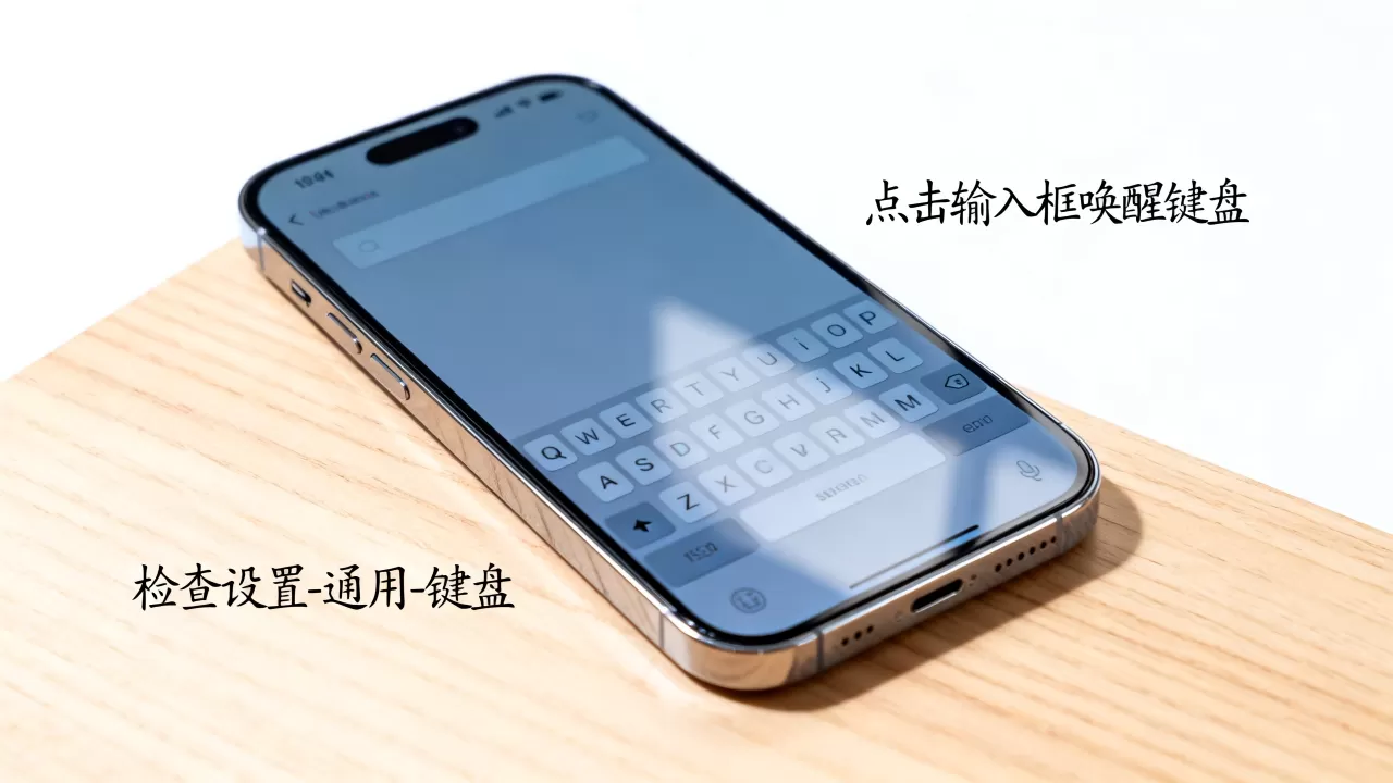 iphone键盘无法弹出怎么办，iphone键盘不出