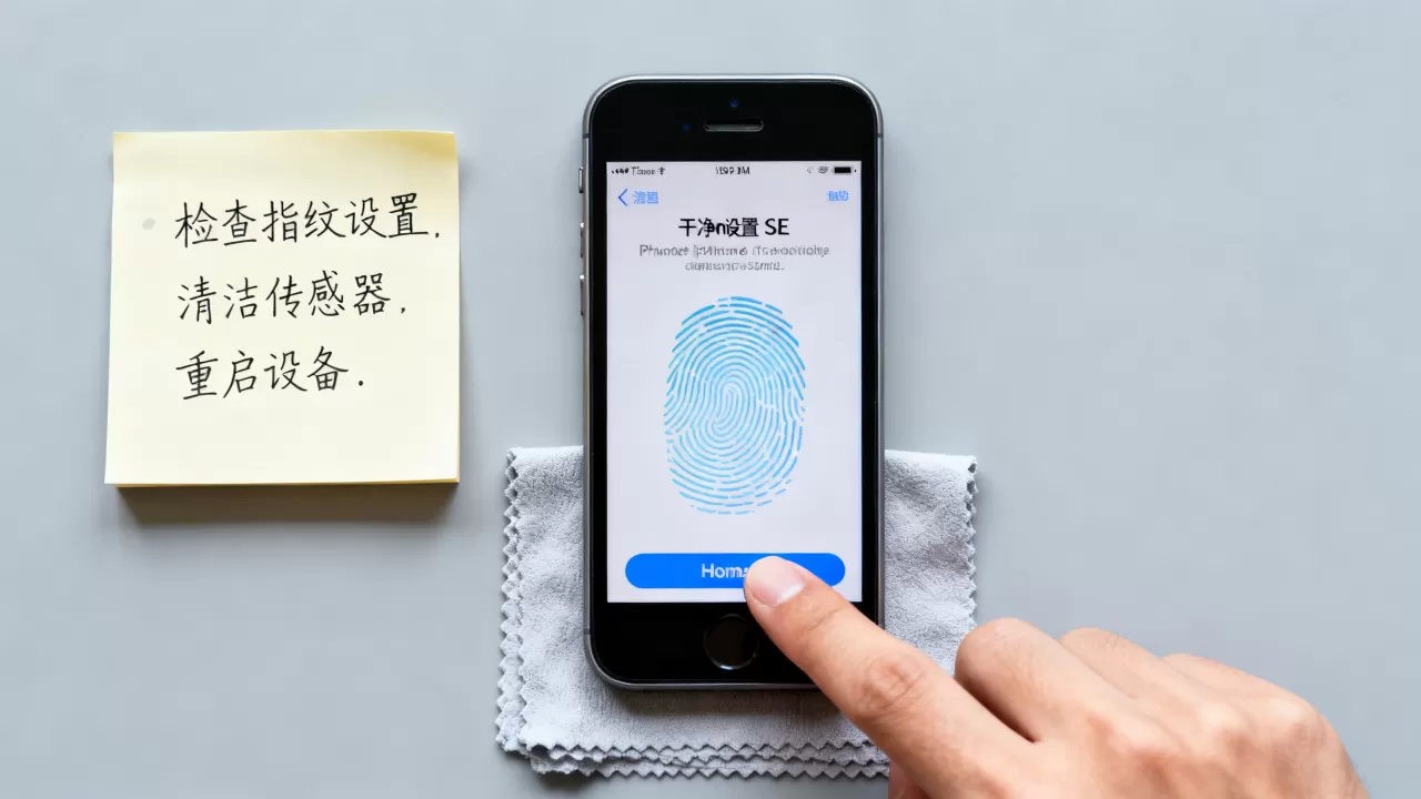 iPhone SE指纹解锁不了怎么办？iPhone SE指纹识别故障解决方法