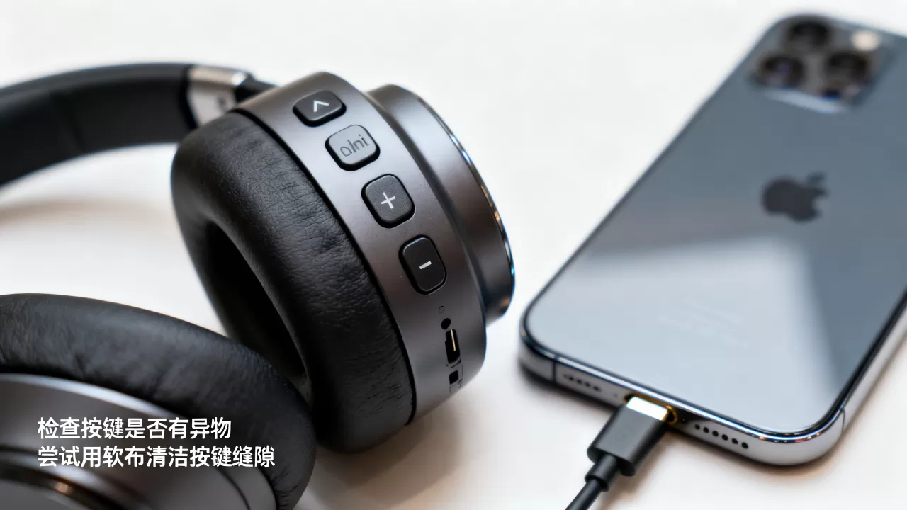 iphone耳机按键失灵怎么办，iphone耳机按键失灵