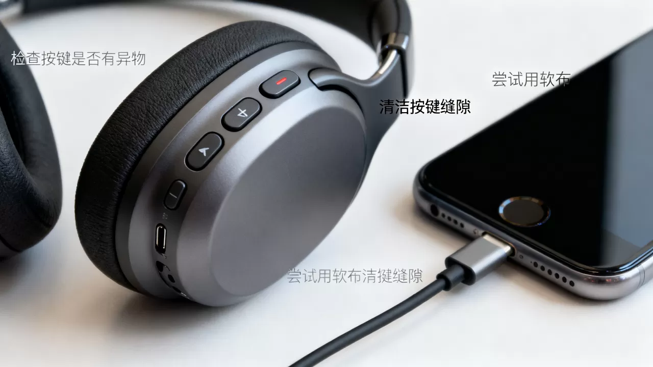iphone耳机按键失灵怎么办，iphone耳机按键失灵