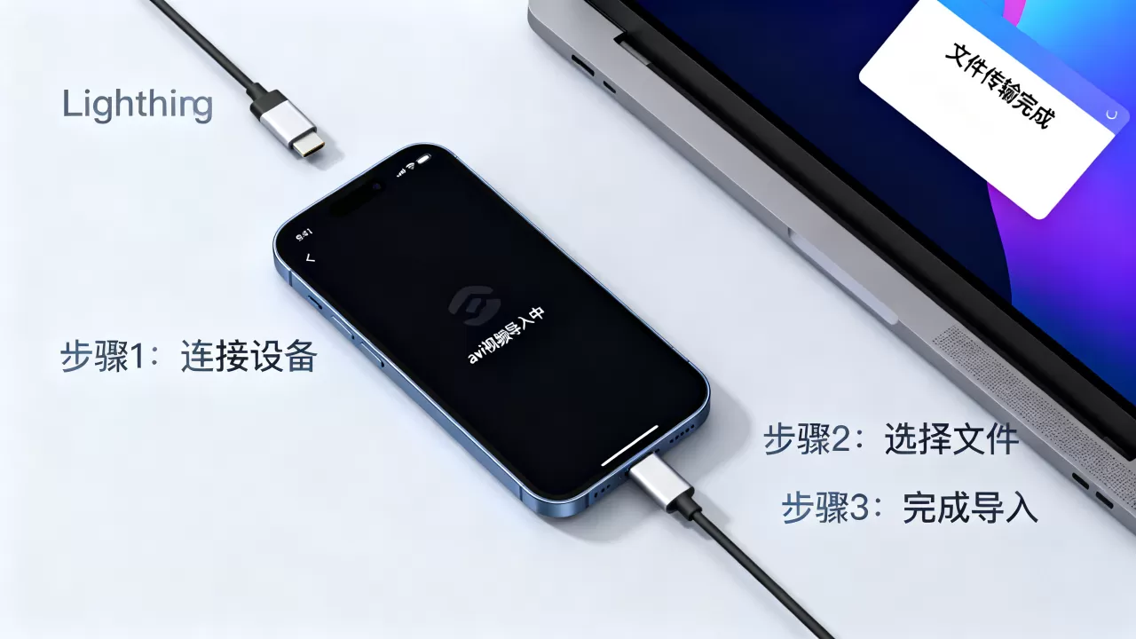 iphone怎么导入avi视频，iphone导入avi视频