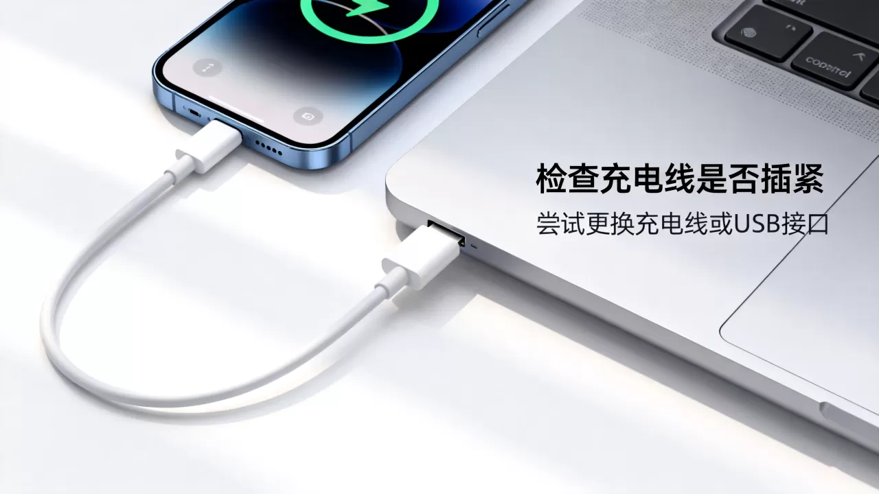 iphone连不上电脑充电怎么办，iphone连不上电脑