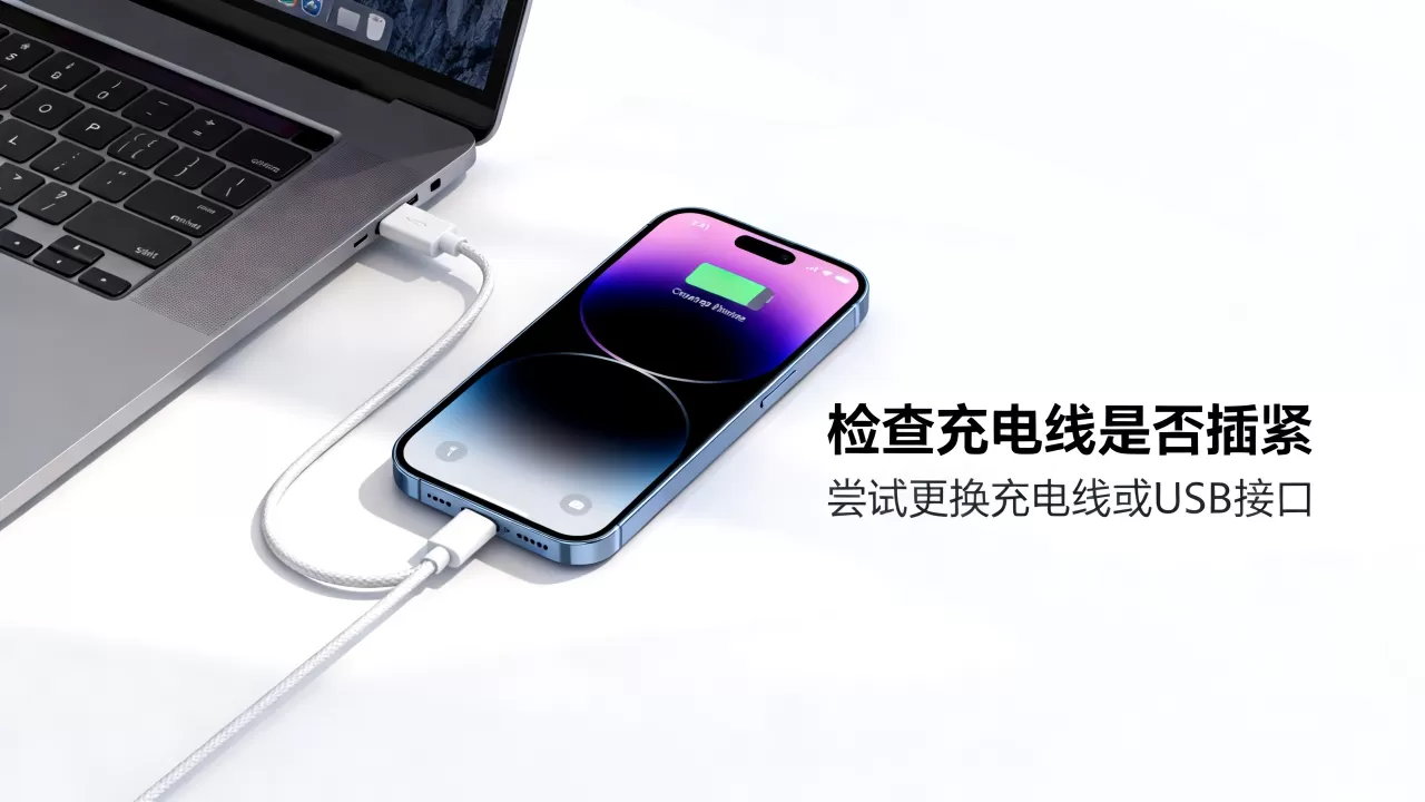 iphone连不上电脑充电怎么办，iphone连不上电脑