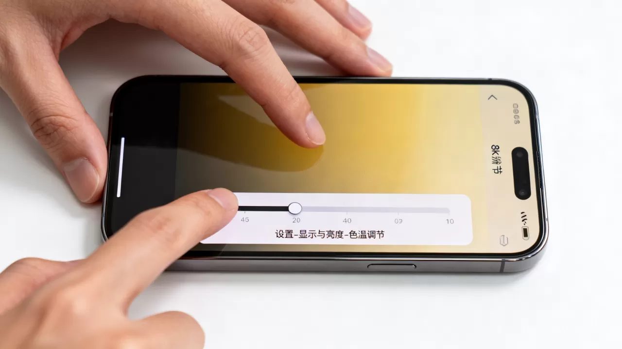 iPhone屏幕颜色偏黄怎么调？iphone屏幕颜色校准