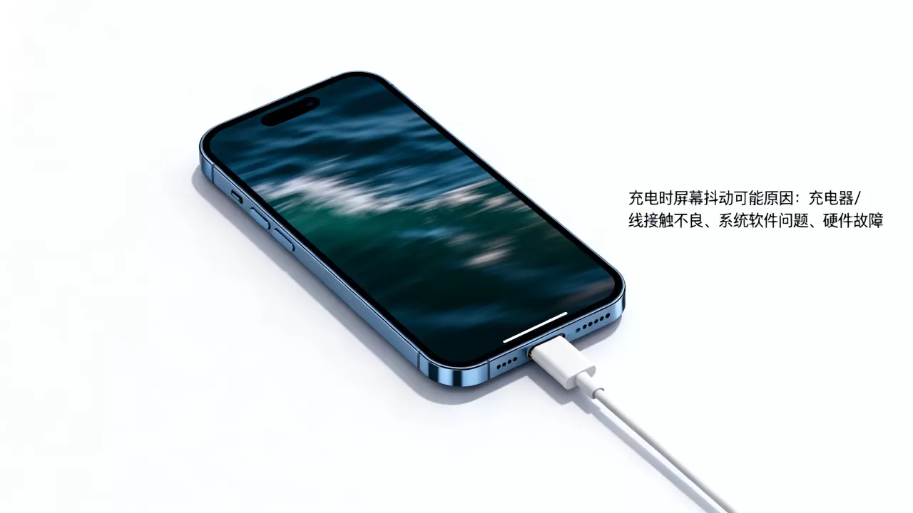 iPhone充电时屏幕抖动是怎么回事？iPhone充电屏抖