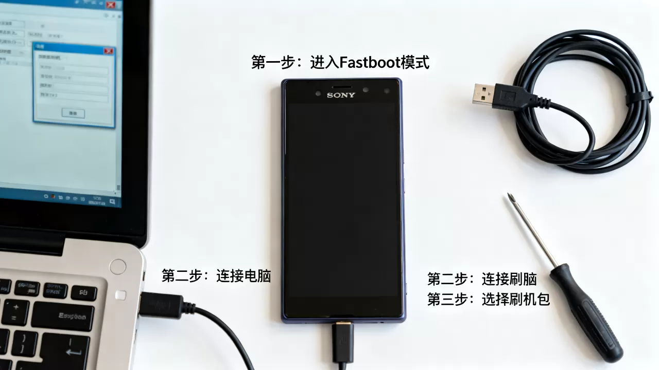 sony xa ultra刷机变砖怎么救？索尼xa ultra刷机教程