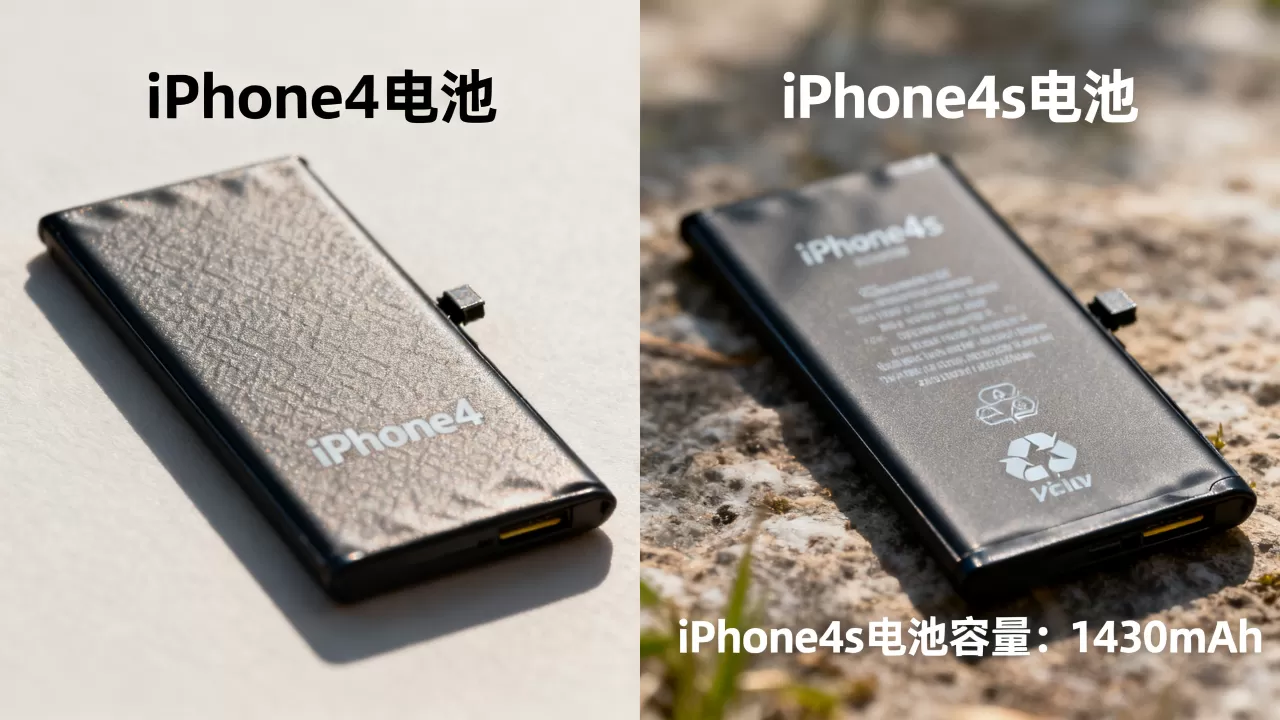 iPhone4电池和iPhone4s电池区别，iPhone4s电池容量多大