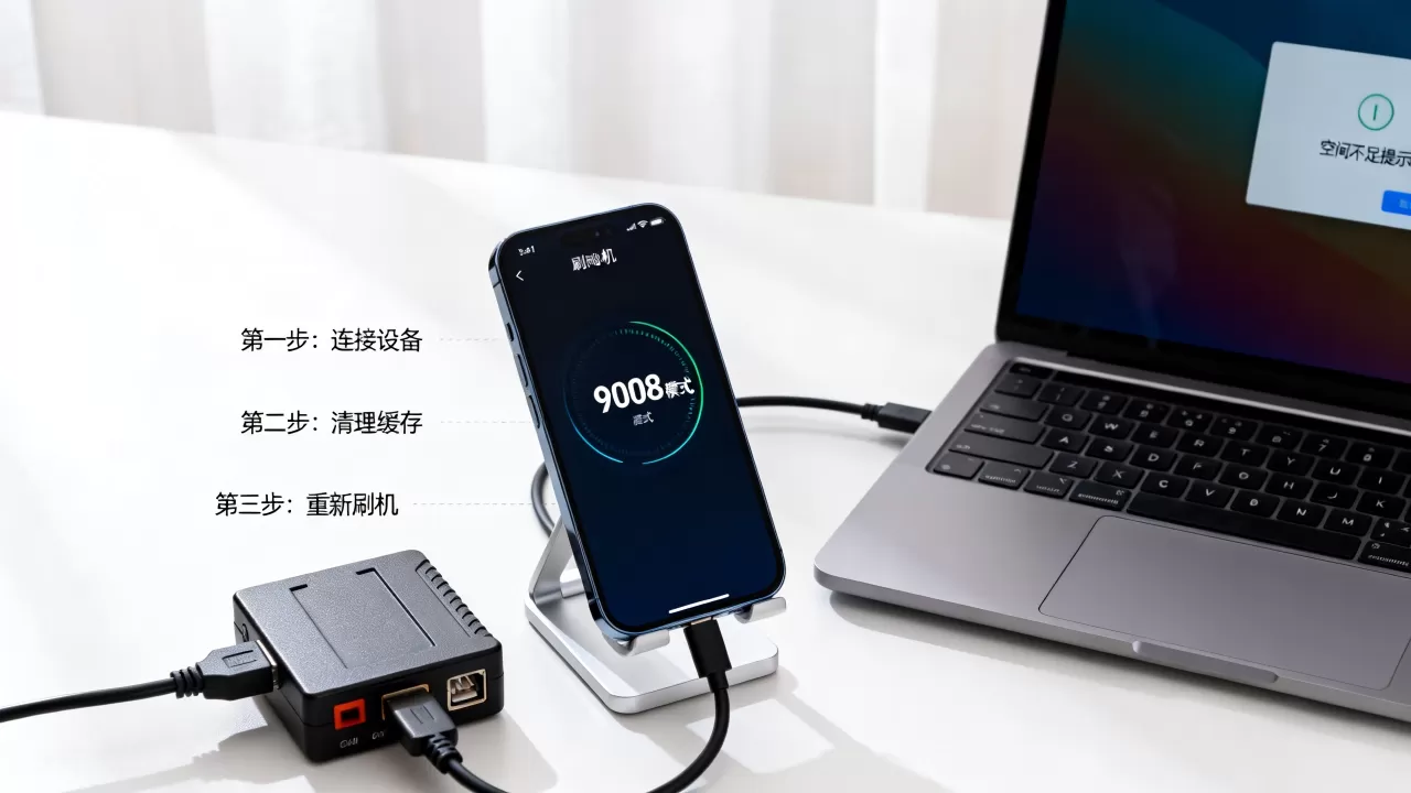9008刷机空间不足怎么办，9008刷机教程