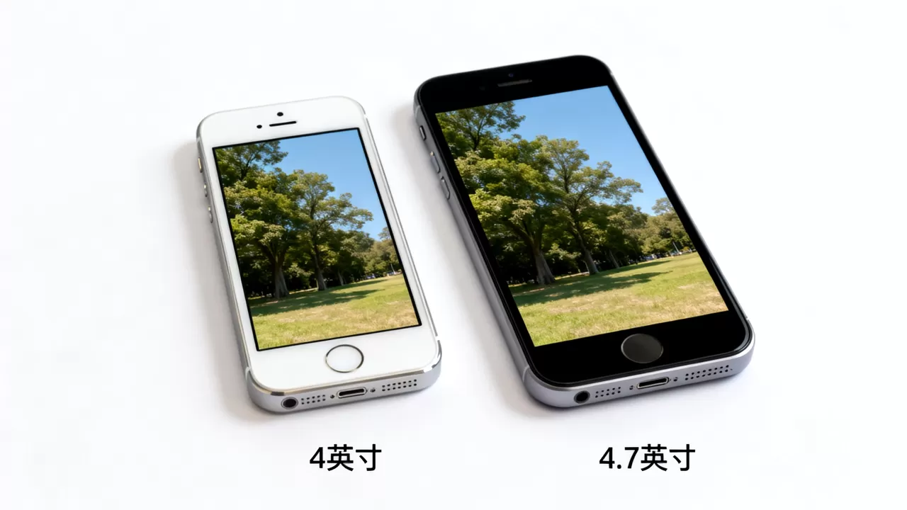 iphone5s和iphone6屏幕，iphone5s和iphone6屏幕尺寸区别