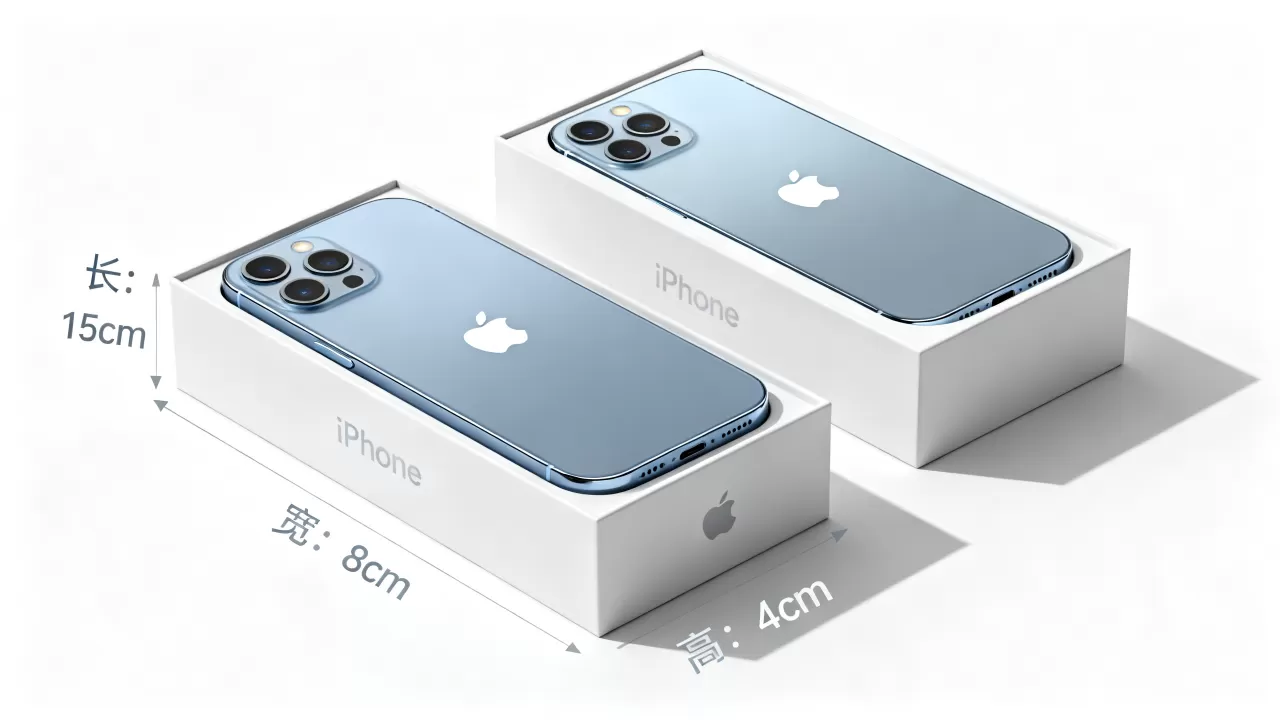 iPhone盒子尺寸多大？苹果包装盒具体长宽高是多少