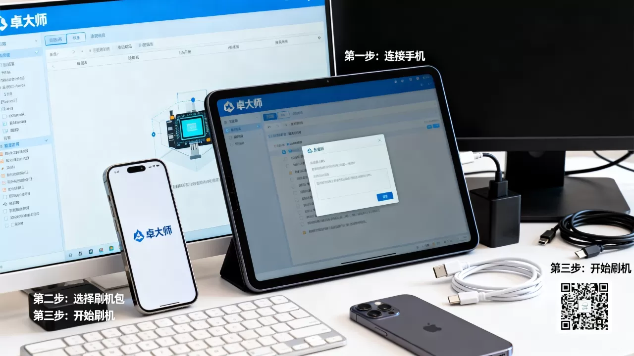 卓大师如何刷机，刷机教程
