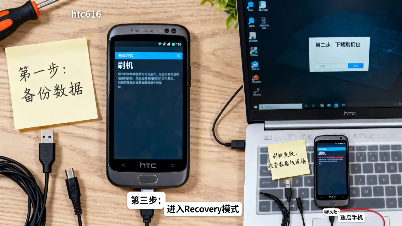 htc616刷机教程，htc616刷机失败怎么办