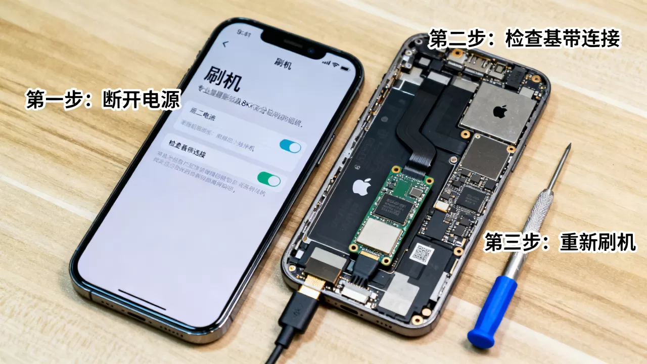 苹果换基带刷机后变砖怎么办，苹果换基带刷机