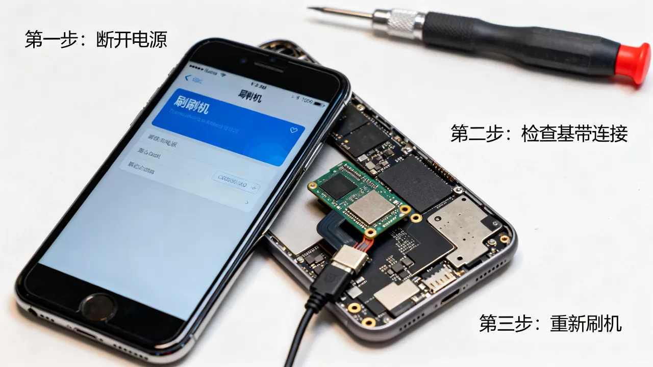 苹果换基带刷机后变砖怎么办，苹果换基带刷机