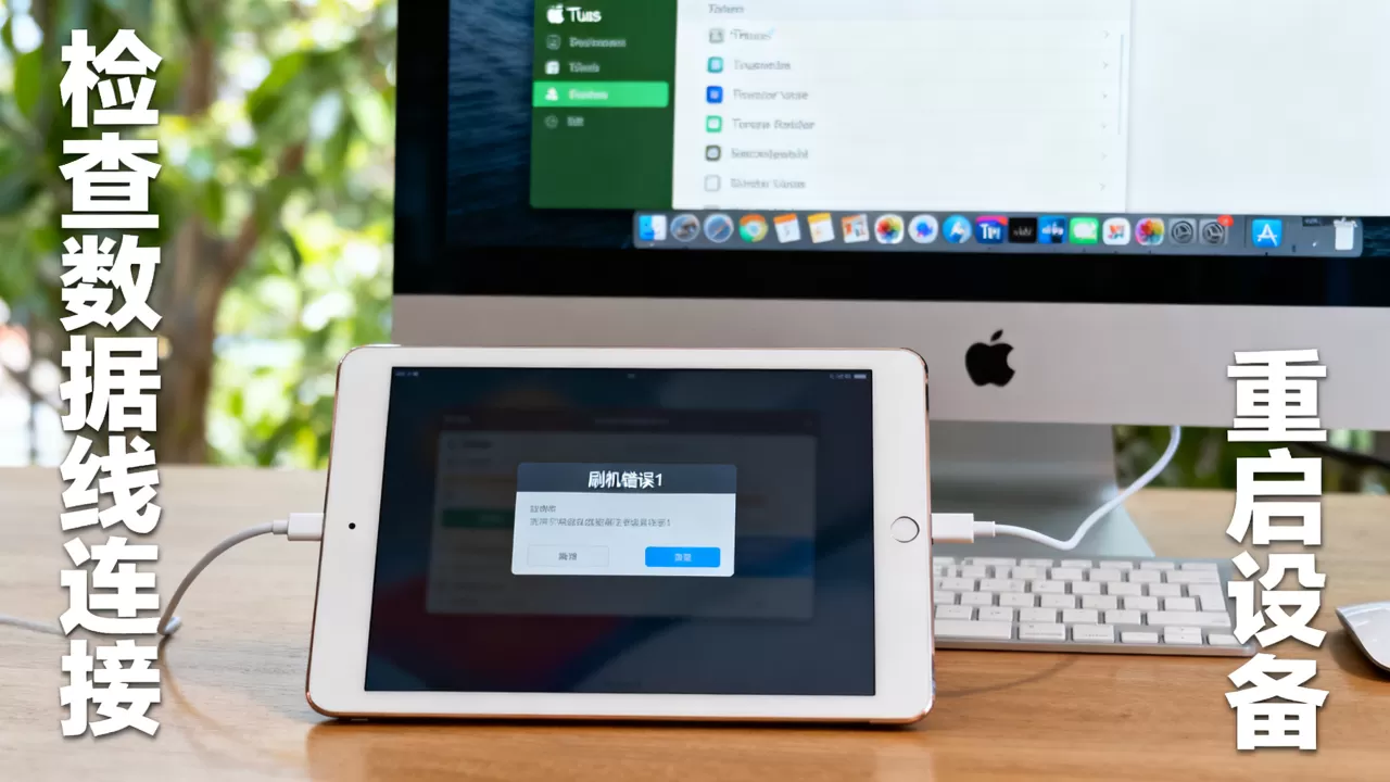iPad刷机错误1怎么办？iPad刷机报错1解决方法