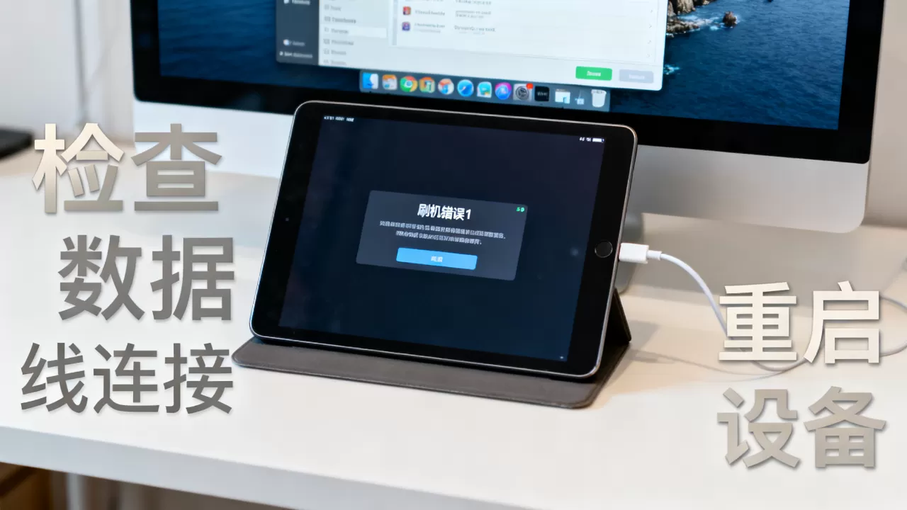 iPad刷机错误1怎么办？iPad刷机报错1解决方法