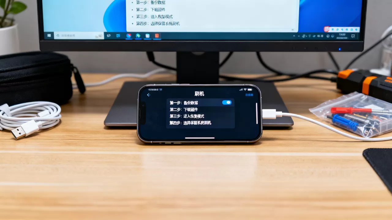 越狱刷机保留系统怎么操作，越狱刷机保留系统
