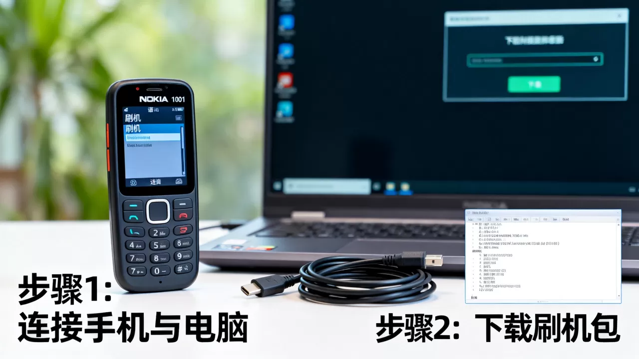 诺基亚1061刷机包教程，诺基亚1061刷机