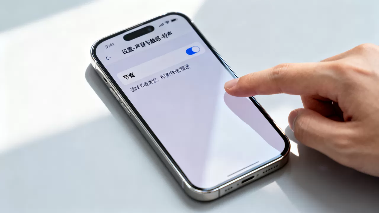 iphone铃声节奏怎么设置，iphone铃声节奏