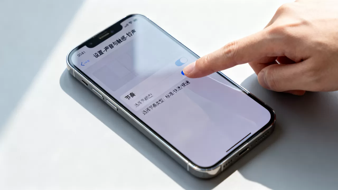 iphone铃声节奏怎么设置，iphone铃声节奏
