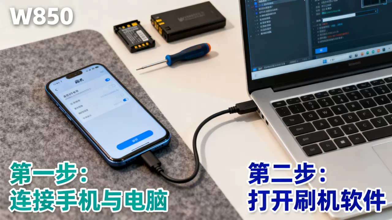 w850刷机教程，w850刷机教程