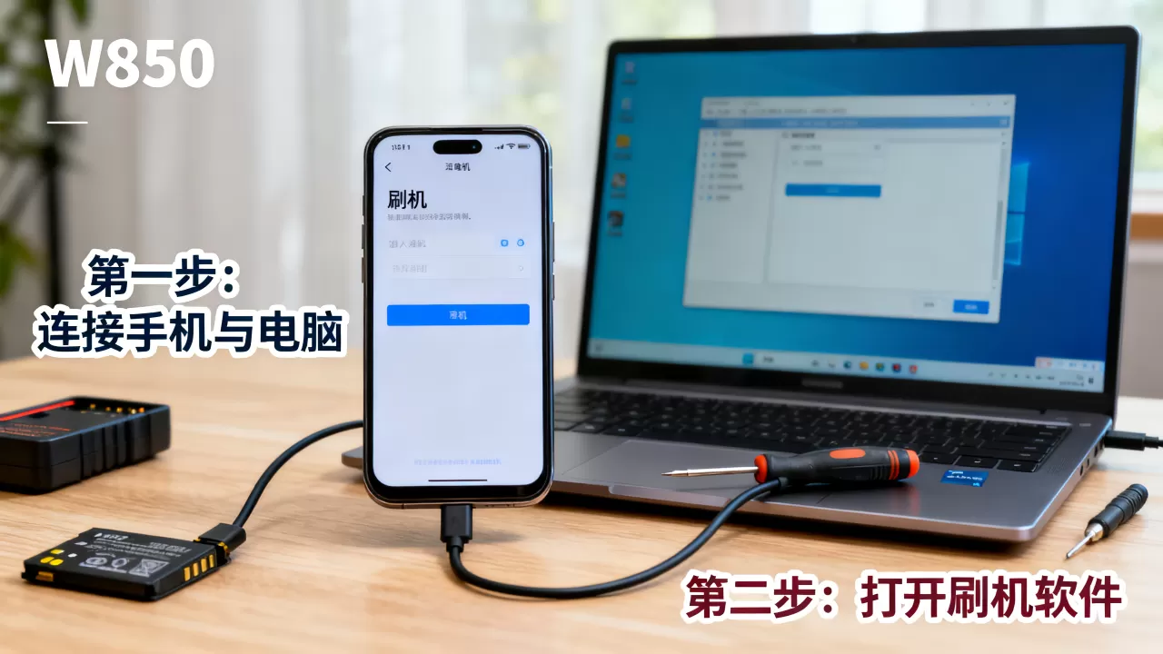 w850刷机教程，w850刷机教程