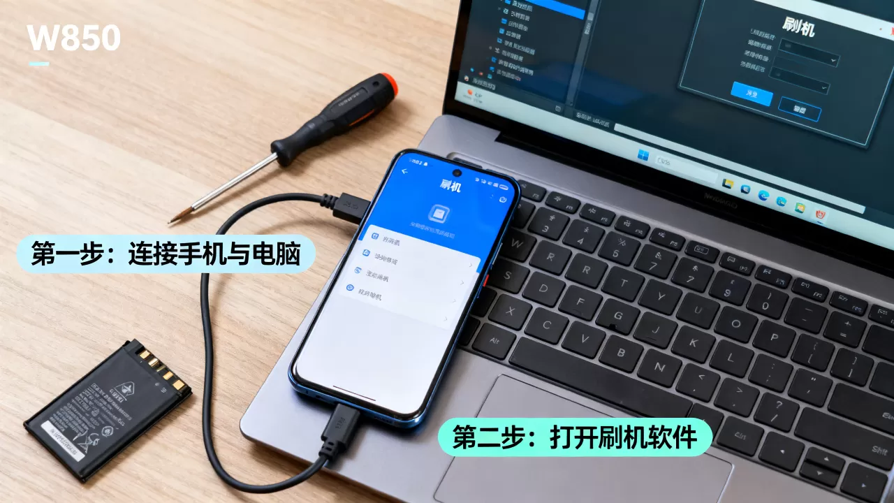 w850刷机教程，w850刷机教程