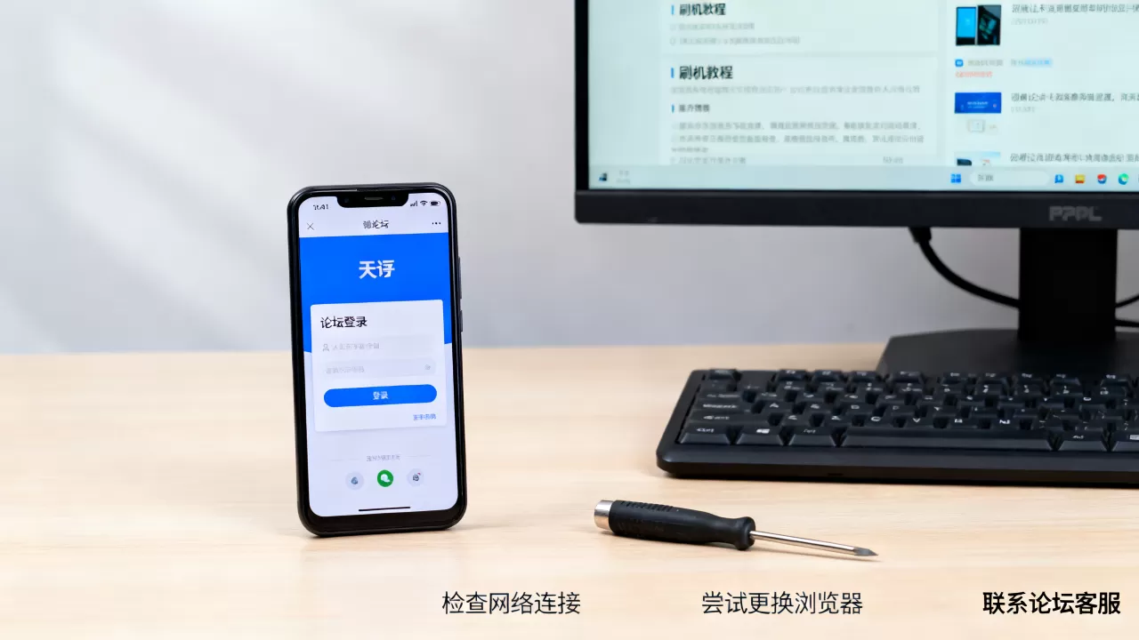天语刷机论坛进不去怎么办，天语刷机