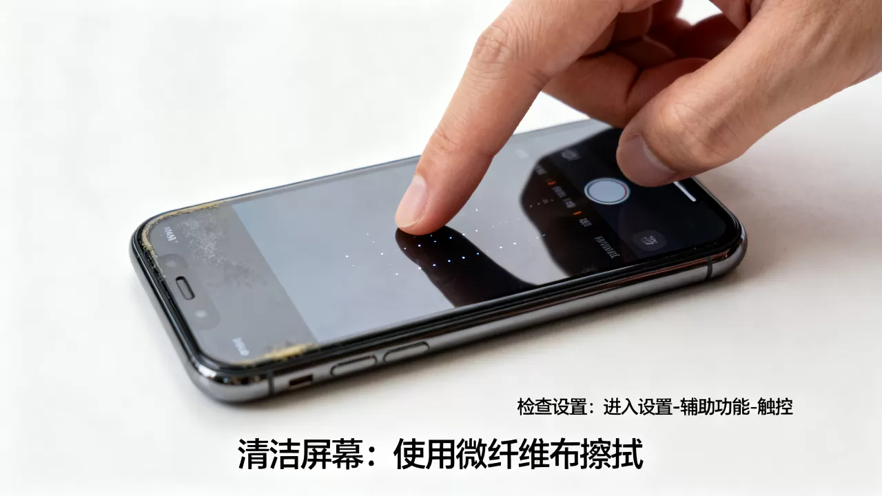 iphone屏幕触点不灵敏怎么办，iphone屏幕触点