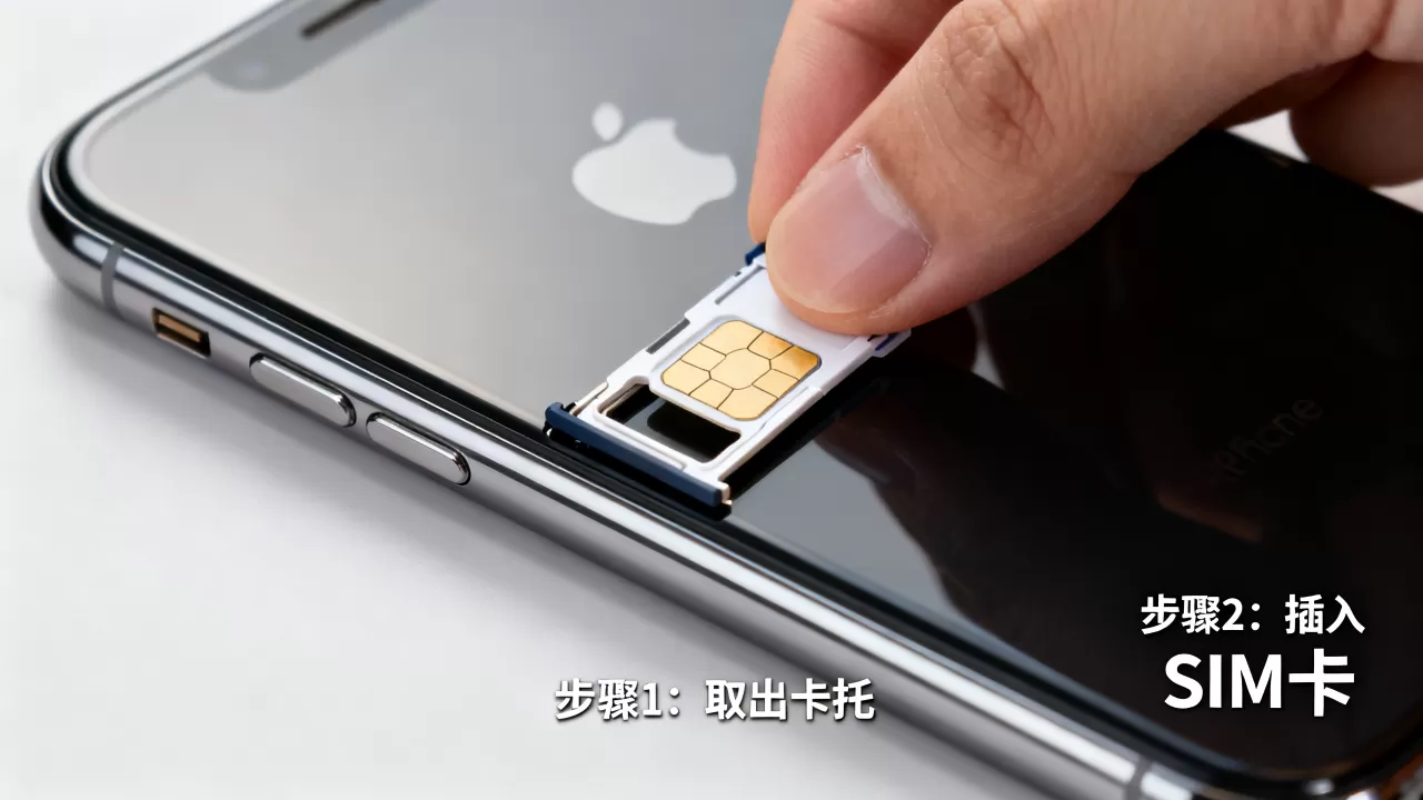 iphone手机插卡教程，iphone手机怎么插卡