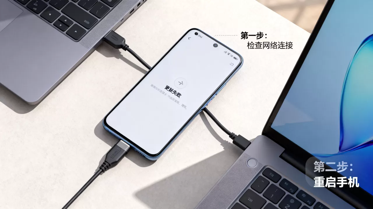 华为刷机后更新失败怎么办，华为刷机后更新