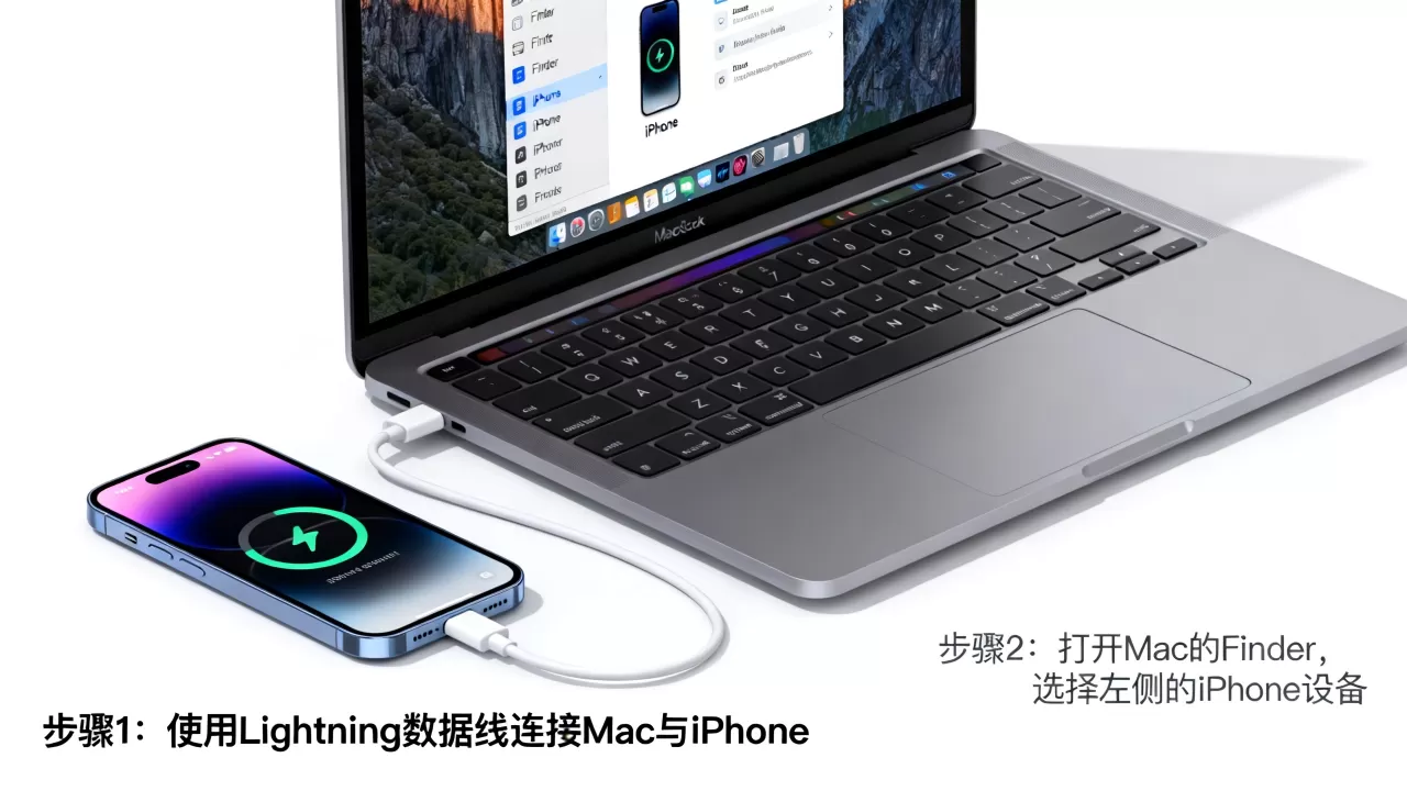 mac怎么运行iphone程序，mac连接iphone教程