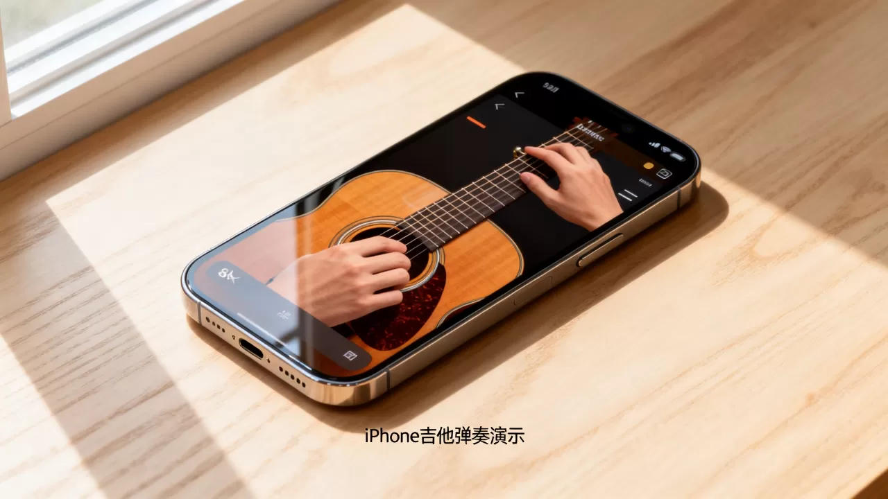 iphone手机怎么弹吉他，iphone手机吉他