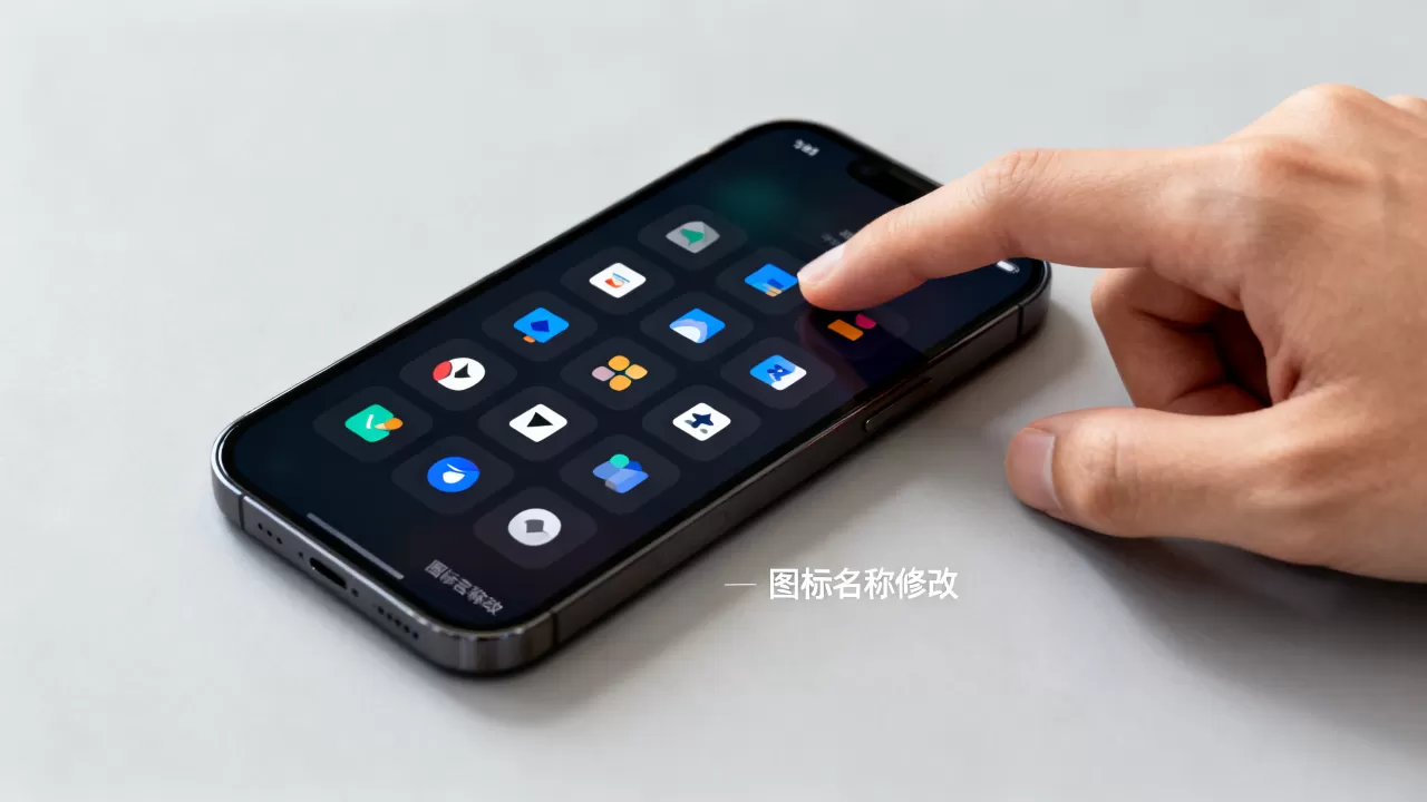 iphone图标怎么改，iphone图标改名