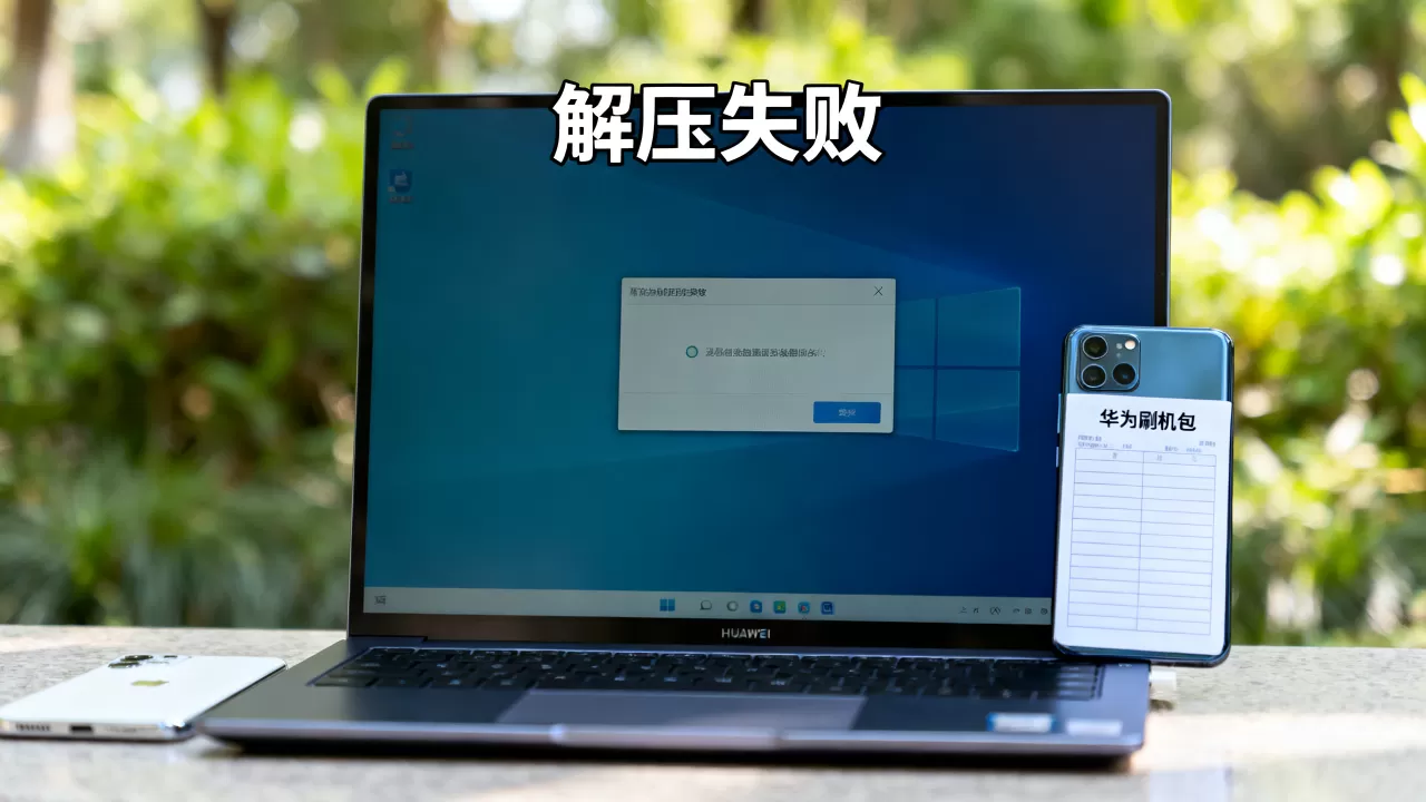 华为刷机包解压失败怎么办，华为刷机包解压