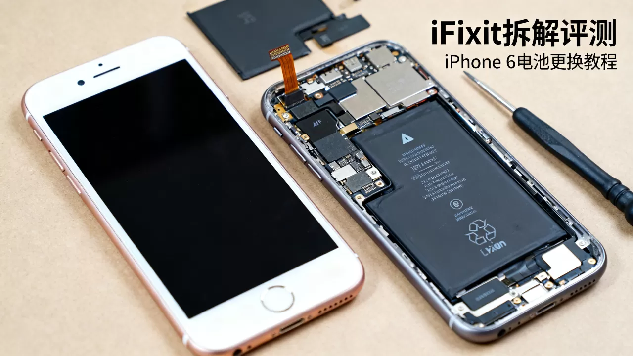 iPhone 6 iFixit拆解评测，iPhone 6电池更换教程