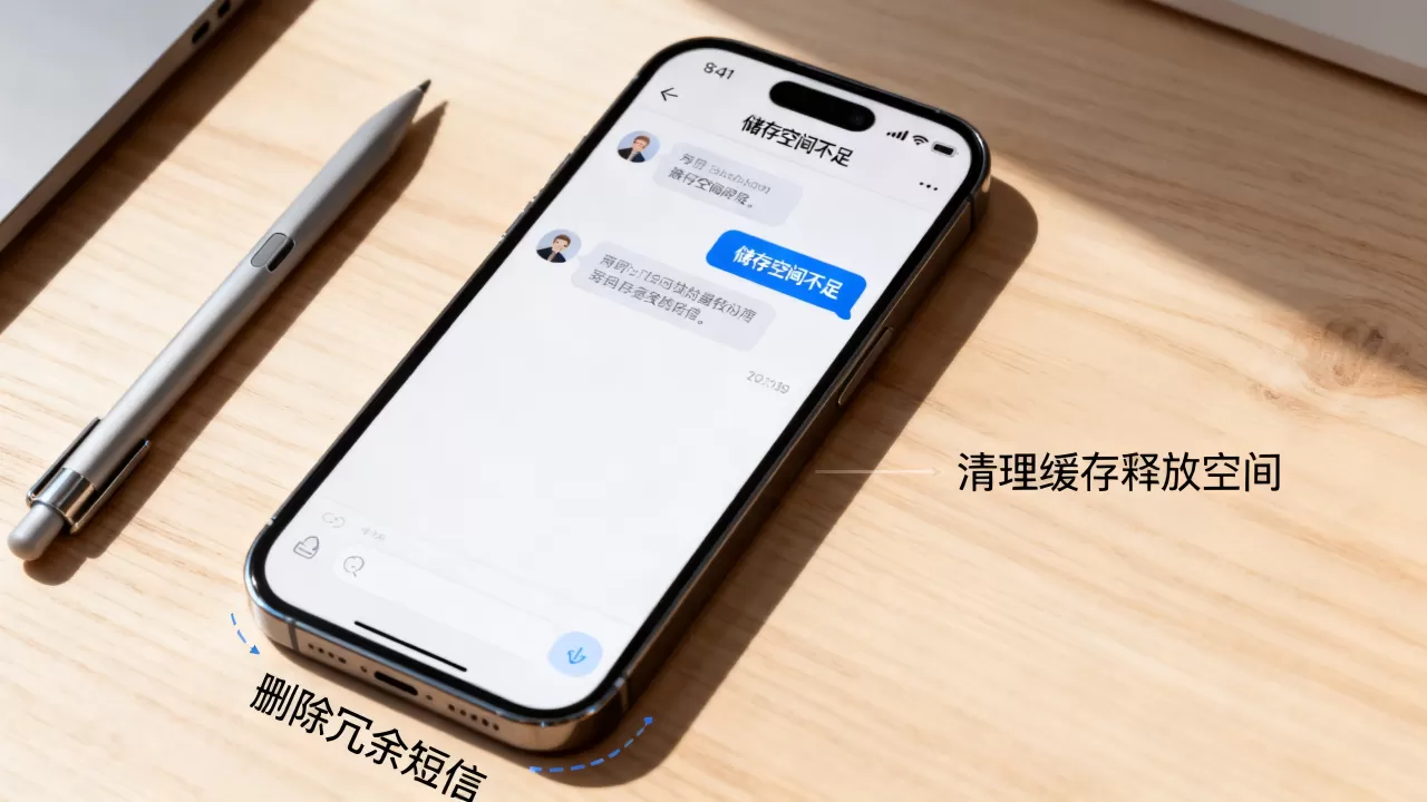 iphone短信储存满了怎么办，iphone短信储存
