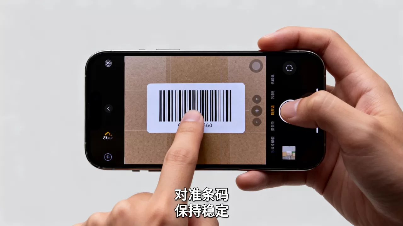 iphone条码扫描怎么扫，iphone条码扫描