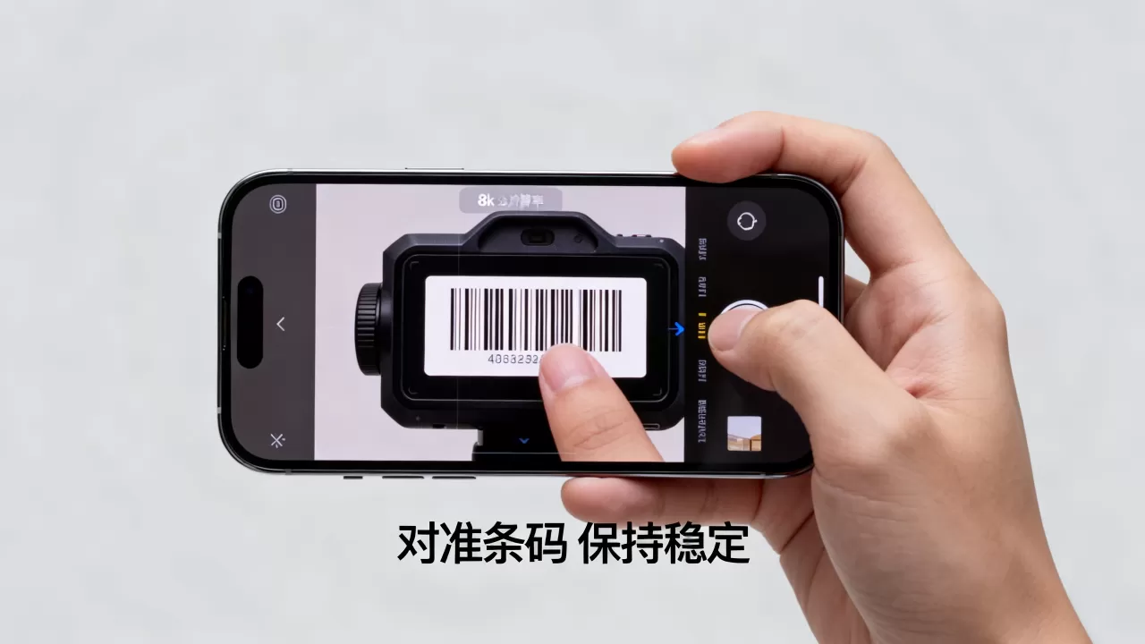 iphone条码扫描怎么扫，iphone条码扫描