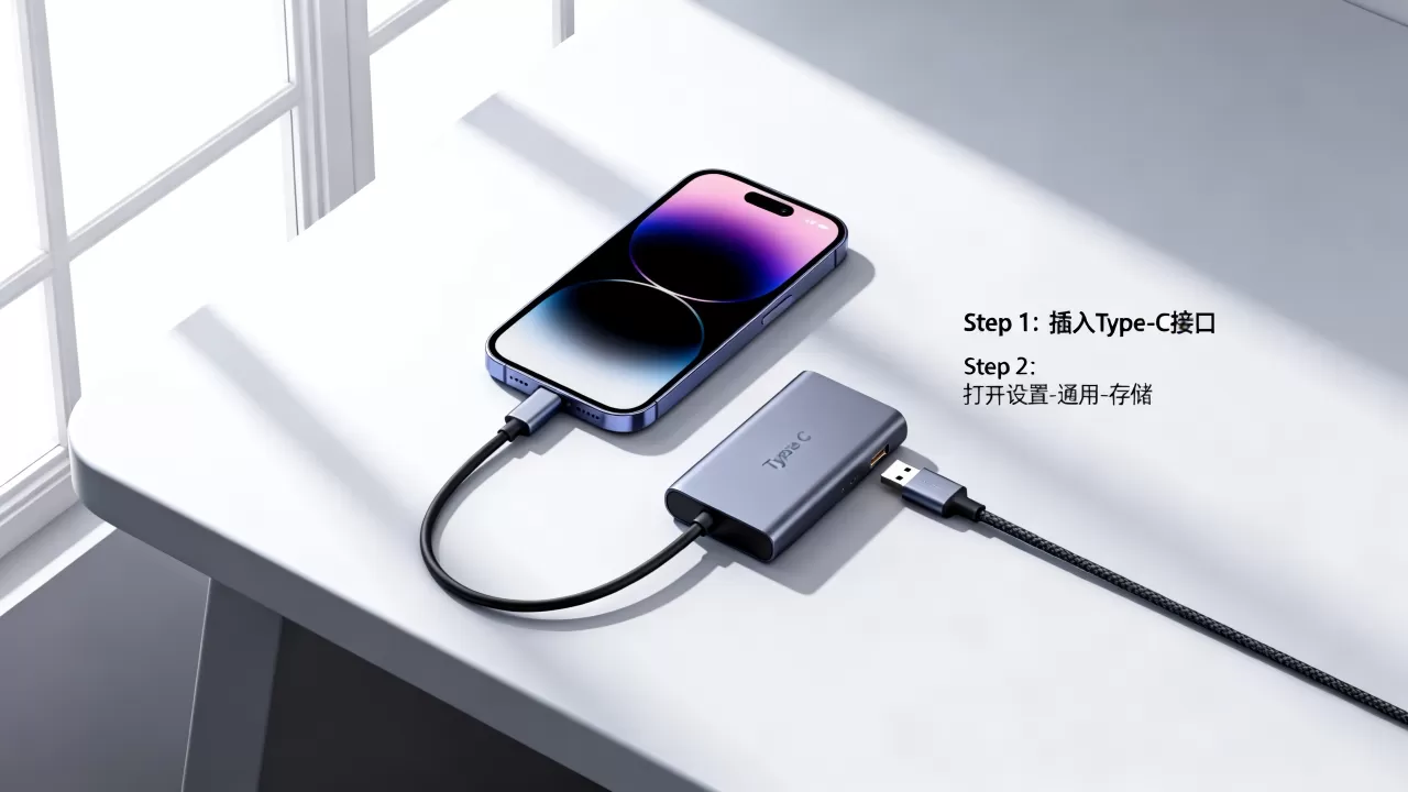 iphone外接存储怎么连，iphone外接存储