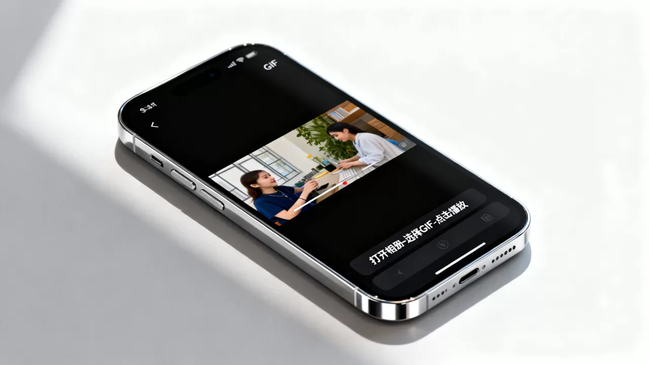 iphone播放gif怎么设置，iphone播放gif