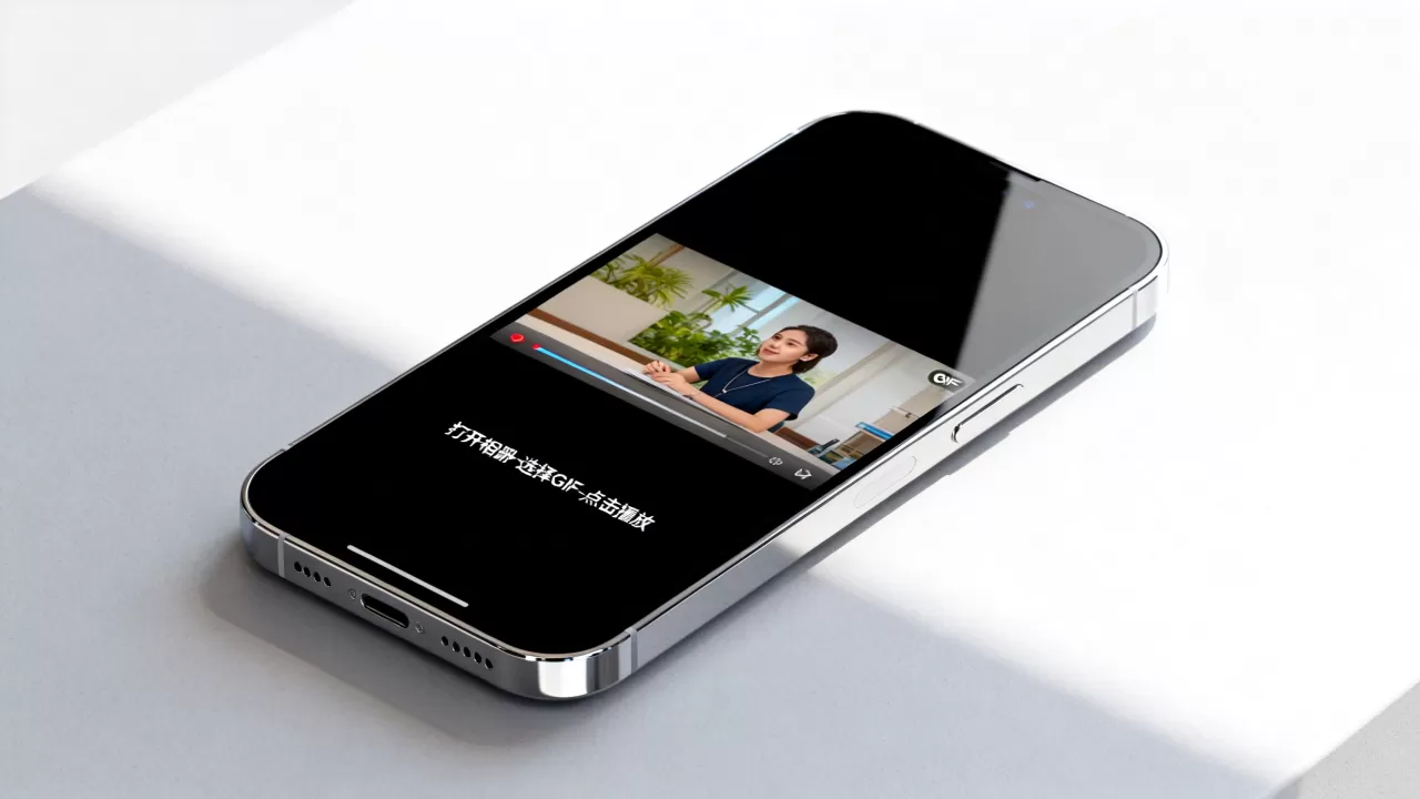 iphone播放gif怎么设置，iphone播放gif